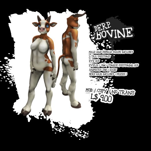 DERP. Bovine [Holstein Brown]