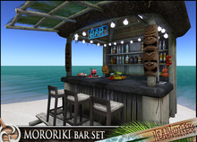 HeadHunter's Island - Mororiki Tiki Bar set - 21+ animations - drink givers /lights - MESH