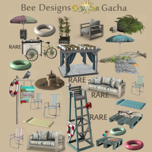 .: Bee Designs:. Summer Gacha Ice cream Bicycle RARE
