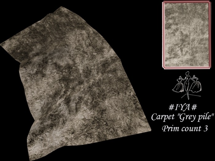 #IYA# Carpet "Grey pile"