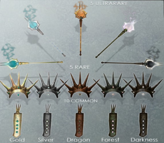 LORIEN FG GOLD ARM GARD RIGHT