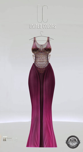 UC Ivyana gown plum Maitreya