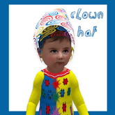 Pat A Kake Clown Hat