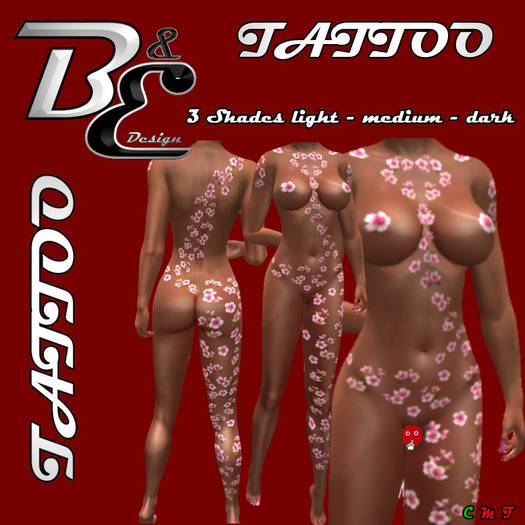 B&E Design Tattoo / Full Body Spring Pink