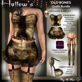 C&F Hallow's OLD BONES Halloween Outfit BUNDLE