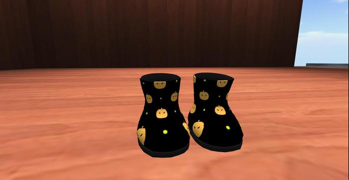 Pumpkin Boots Black