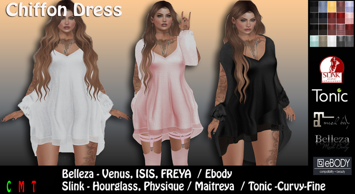 .::MiRRoR::.Chiffon Dress    (Boxed)