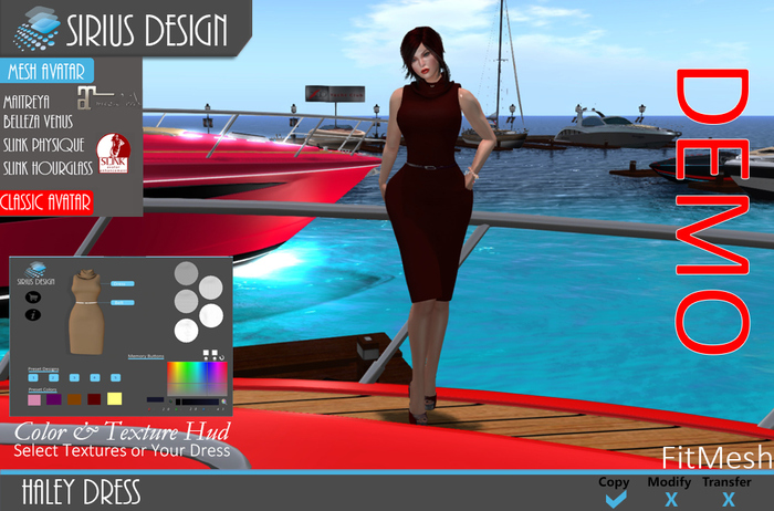 Sirius Design Haley Dress  ==DEMO==