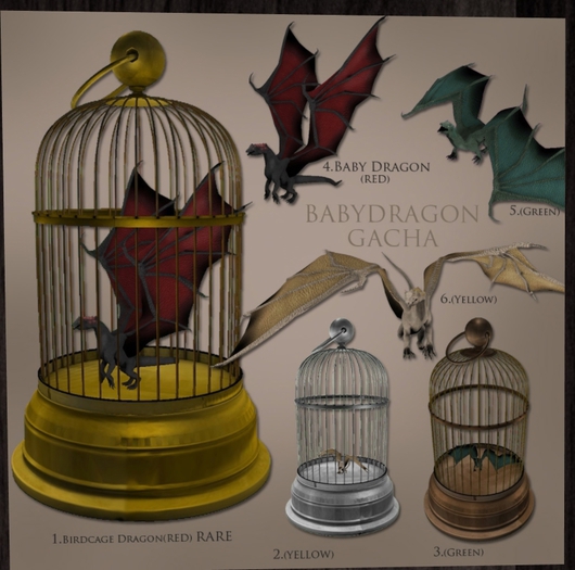 2.Birdcage Dragon YELLOW
