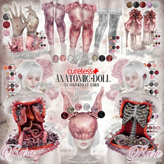 CURELESS [+] Anatomic Doll / Bunny Mask / LILAC