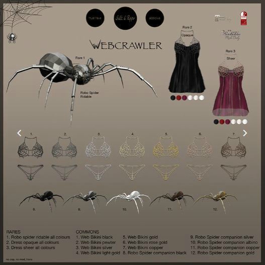 S&P Webcrawler Bikini Lara silver (rez to unpack)