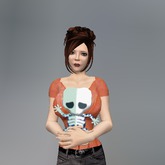 Skeleton Halloween Mesh Animated Plushie box