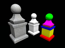 Mesh Building Ornament #2 COPY/MOD (boxed)