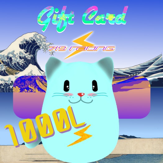 719 Racing - 1000L Gift Card Box