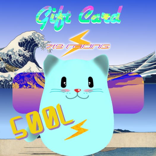 719 Racing - 500L Gift Card Box