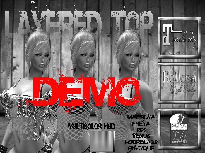 ::DIA::LAYERED TOP 6 SIZES MULTICOLOR DEMO