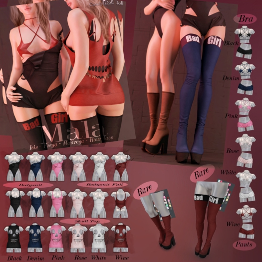 _CandyDoll_ Mala Bodysuit Rose - Maitreya