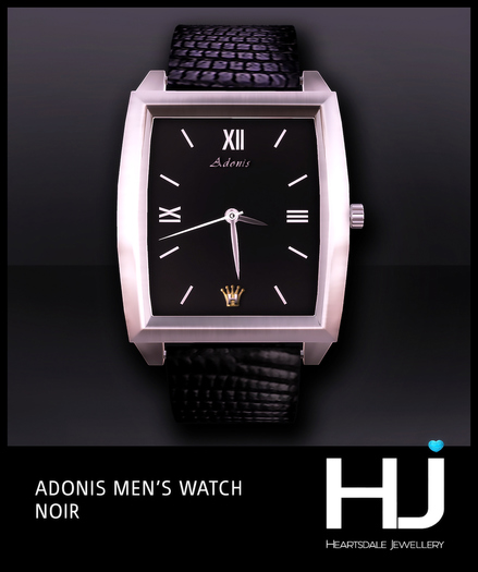[HJ] Adonis Men's Watch Noir