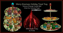 Merry Kissmass Holiday Treat  Tray