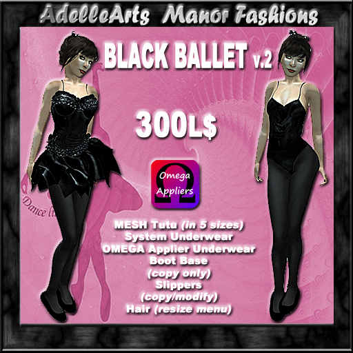 AdelleArts Black Ballet V2