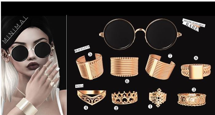 MINIMAL - Nina Bracelet *6* -Gold-
