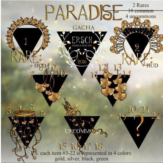 ERSCH - Paradise Gacha 06 Necklace (green)