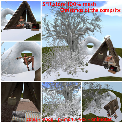 S*R.store 100% mesh Christmas at the campsite