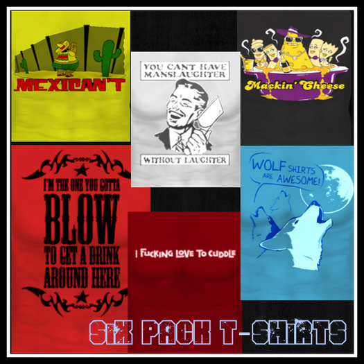 6-Pack-T-Shirts