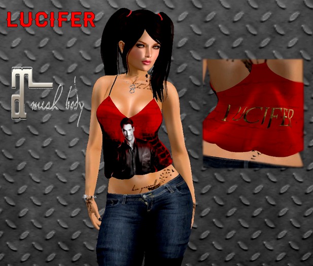 Lucifer Spaghetti Strap Tank MAITREYA