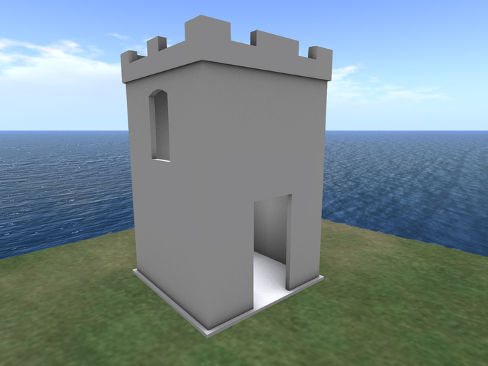 Mesh Castle Tower FULLPERM (boxed)