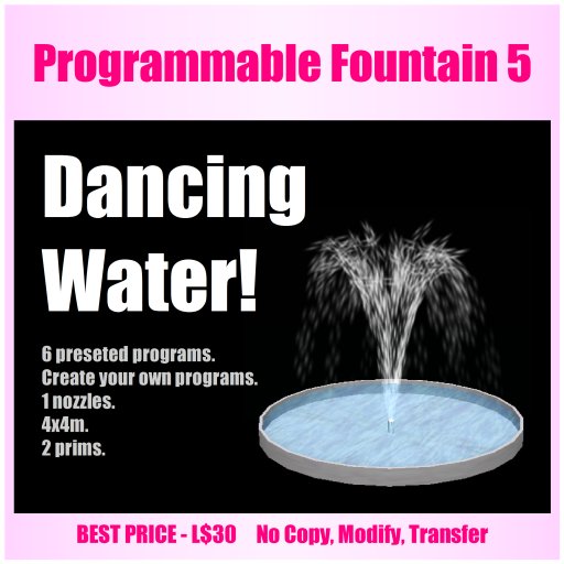 Programmable Fountain 5 (Dancing Fountain)