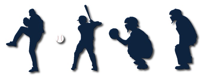 Kids Wall Decor - Baseball Players