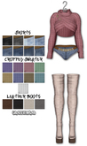 Graffitiwear Basic Skimpy Shorts Set (add)