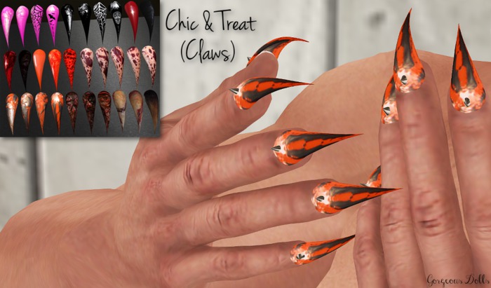 ~GD~Chic & Treat(Spiked Claws) - Slink Dynamic Male(Bento)
