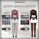 Graffitiwear Skimpy Shorts Set Fatpack