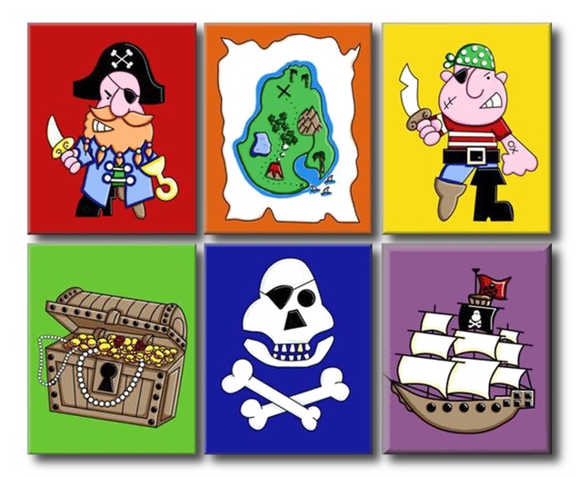 Kids Wall Decor - Pirate Six