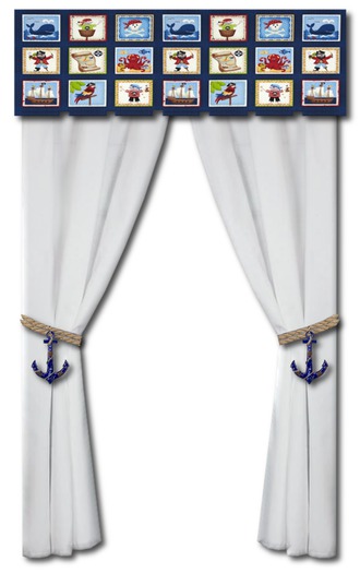 Kids Decor - Drape - Pirate