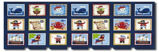 Kids Decor - Valance - Pirate