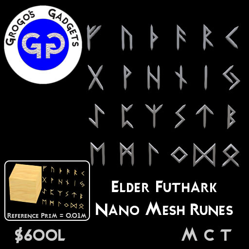 GG: Elder Futhark Nano Runes