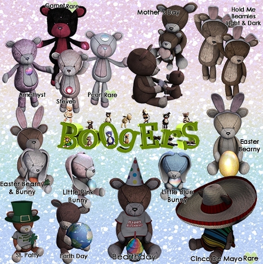<:*BoOgErS*:> Pearl Bear RARE 