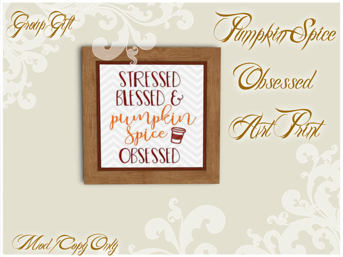 *CC* Pumpkin Spice Obsessed (Bagged)