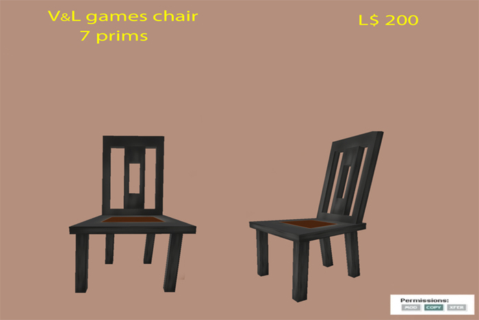 V&L Games chair