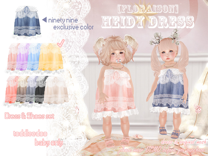 [FLORAISON] Heidy dress (yellow)