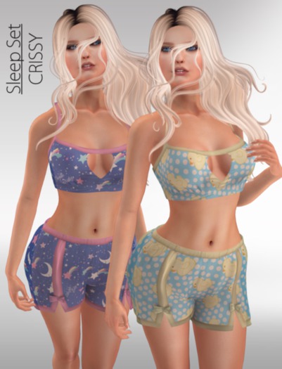 DEMO [Etchaflesh] Crissy Sleep Set (Wear)