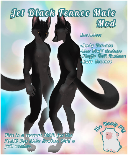 [WP] Jet Black Fennec Male Mod Jomo Fox