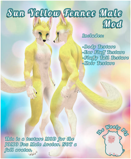[WP] Sun Yellow Fennec Male Mod Jomo Fox