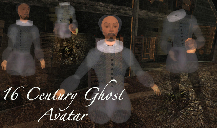 GHOST Avatar - HALLOWEEN AVATARS -  Horror - Halloween - 16th Century Ghost