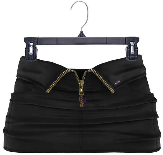  adorsy - Akali Mesh Leather Skirt Black - Maitreya