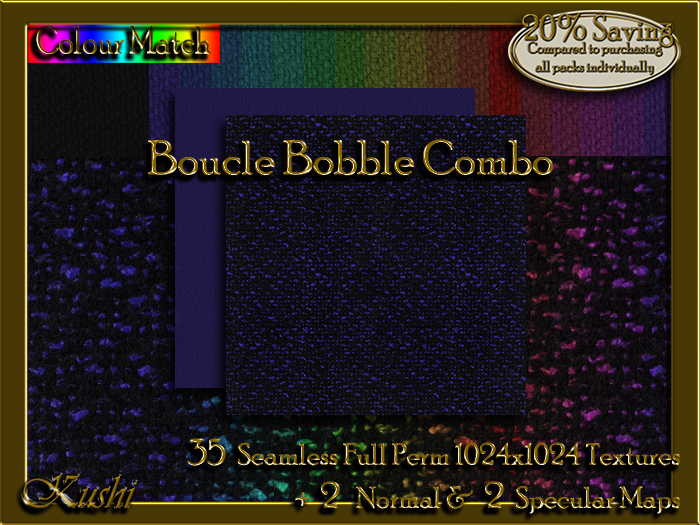 Boucle Bobble Combo Seamless Textures