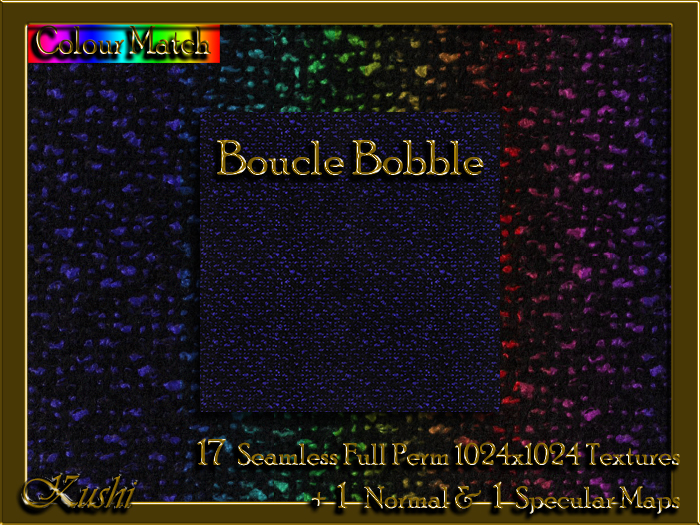 !Kushi! BoucleBobble Textures -WEAR TO UNPACK